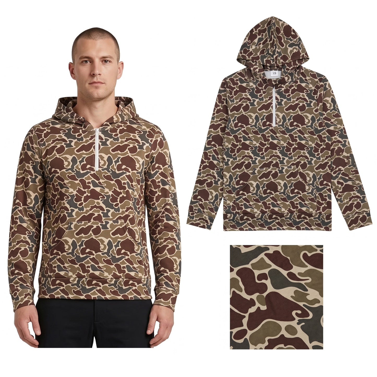 RTS BT1872 western hunting hoodie Adult man long sleeve coat top 202608
