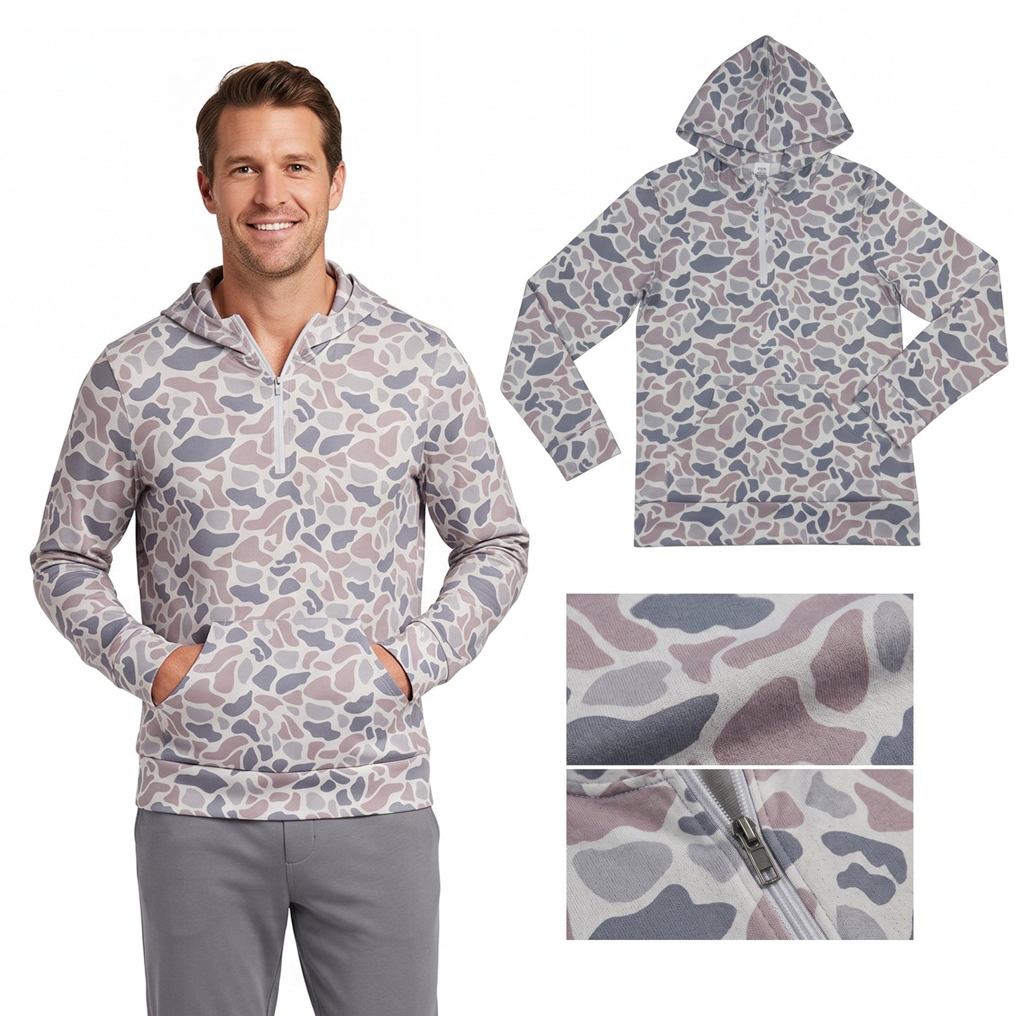 BT1873 western hunting hoodie man long sleeve coat top 202608 RTS