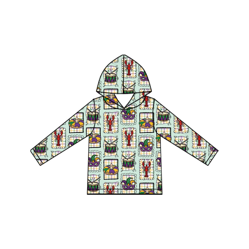 Pre-order BT1965 Hoodie Boys Fall Full Zip Camo Hunting Print Color Jacket