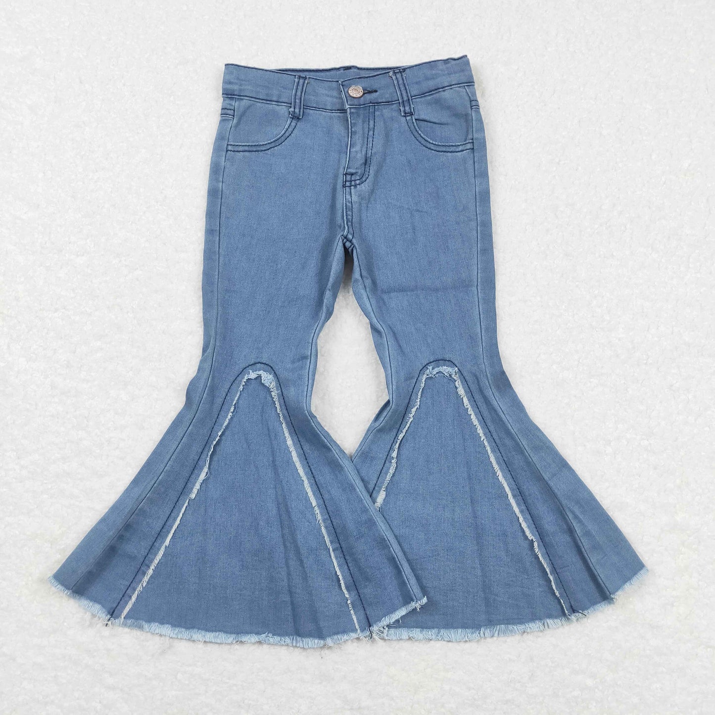 RTS Girls Blue Bell Bottom Denim Pants 202312