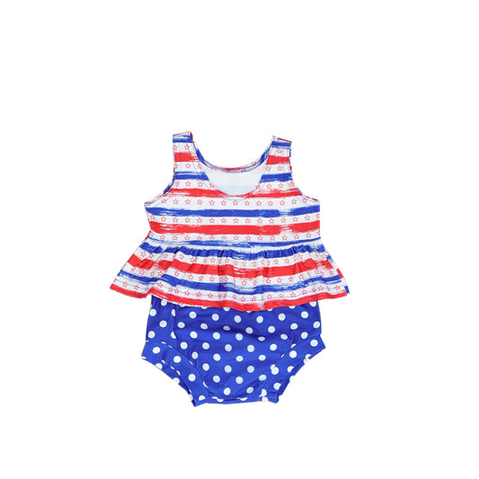 GBO0234 western 4th July short sleeve girl shorts outfit preorder 20231130