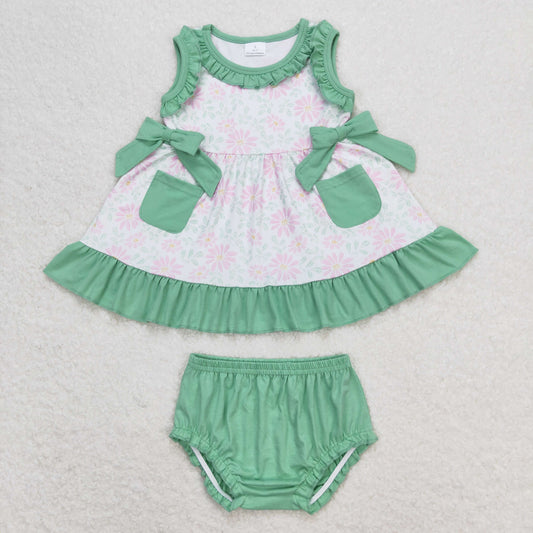 GBO0292 preorder flowers girl shorts girl bummies outfit 202404