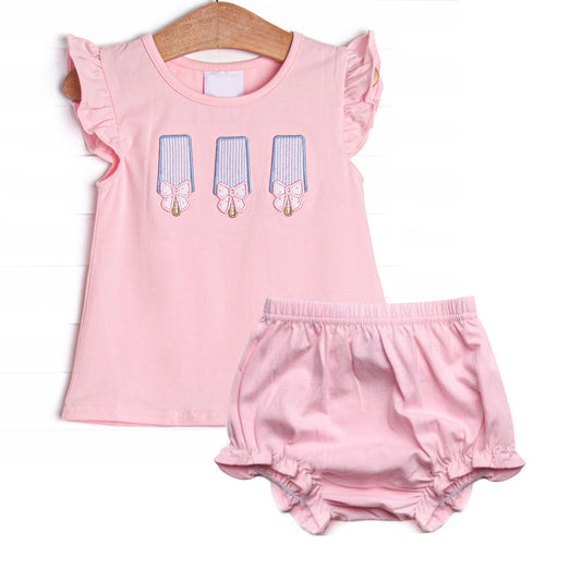 GBO0328组合 flower pop ice shorts girl summer outfit 202403 preorder