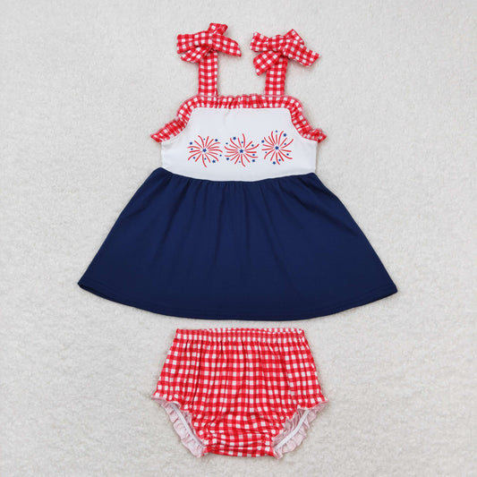 GBO0330 firework shorts girl summer outfit 202404 RTS