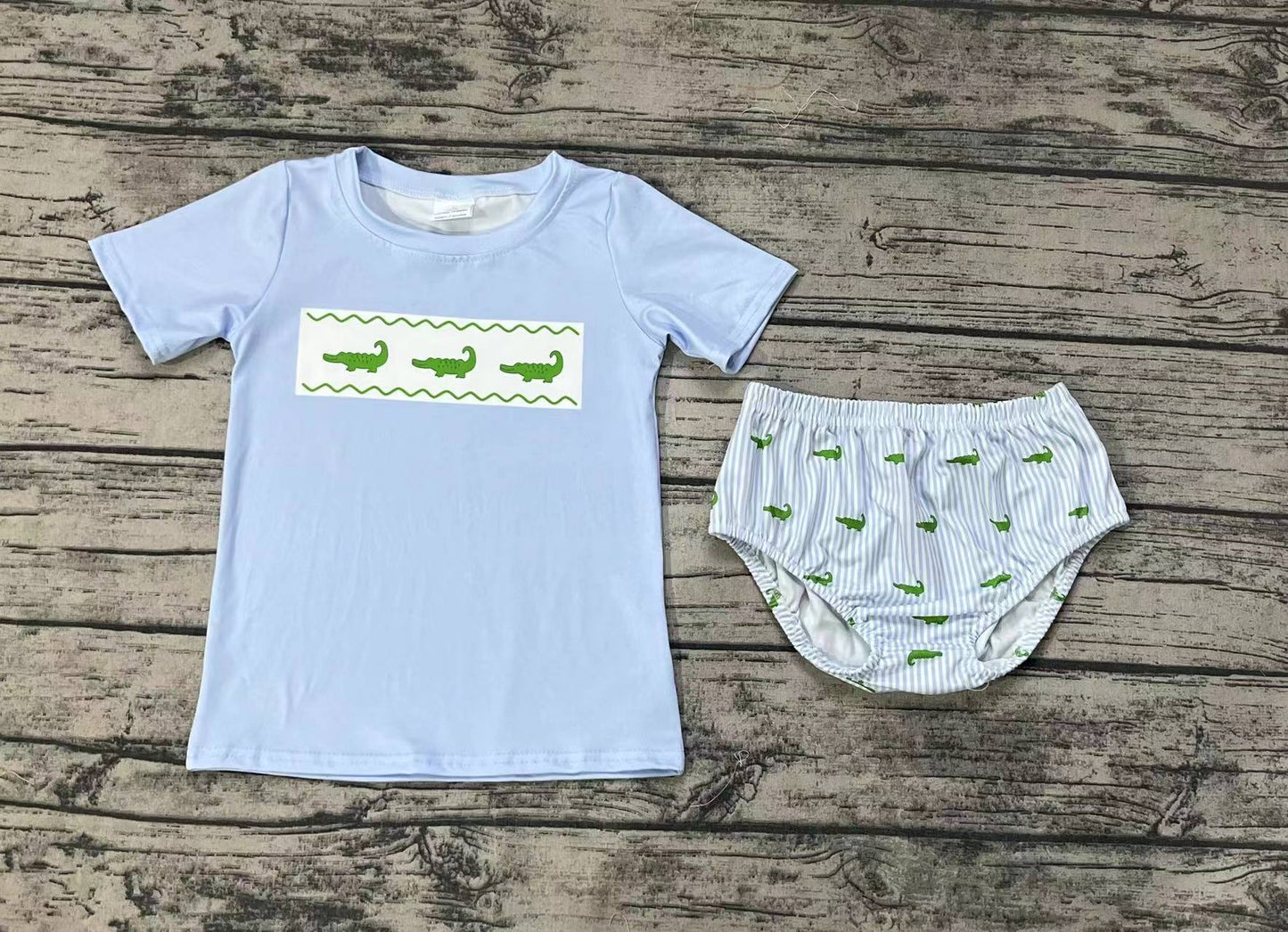 GBO0370 preorder alligator shorts summer girl outfit 202404