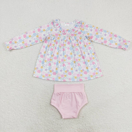 GBO0391 flower shorts summer girl outfit 202405 RTS