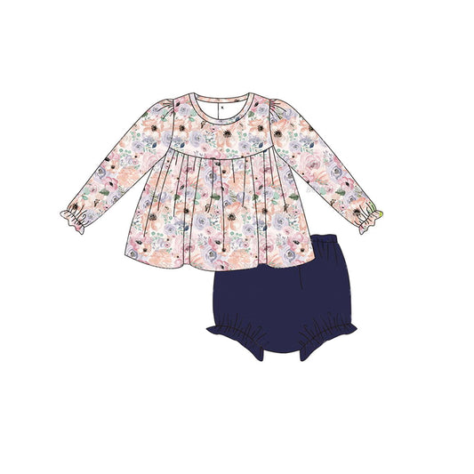 GBO0398 preorder flower shorts summer girl outfit 202404