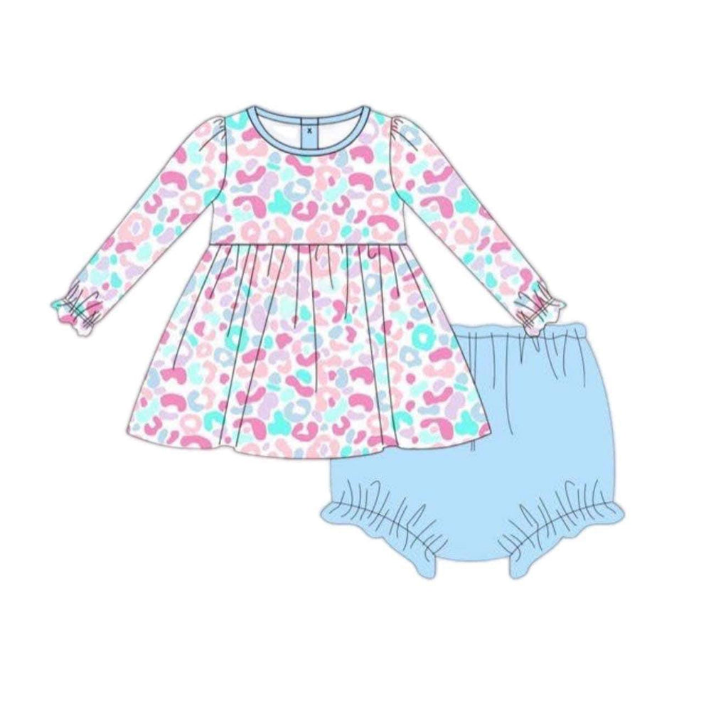 GBO0402 preorder leopard bummies shorts summer girl outfit 202405 RTS