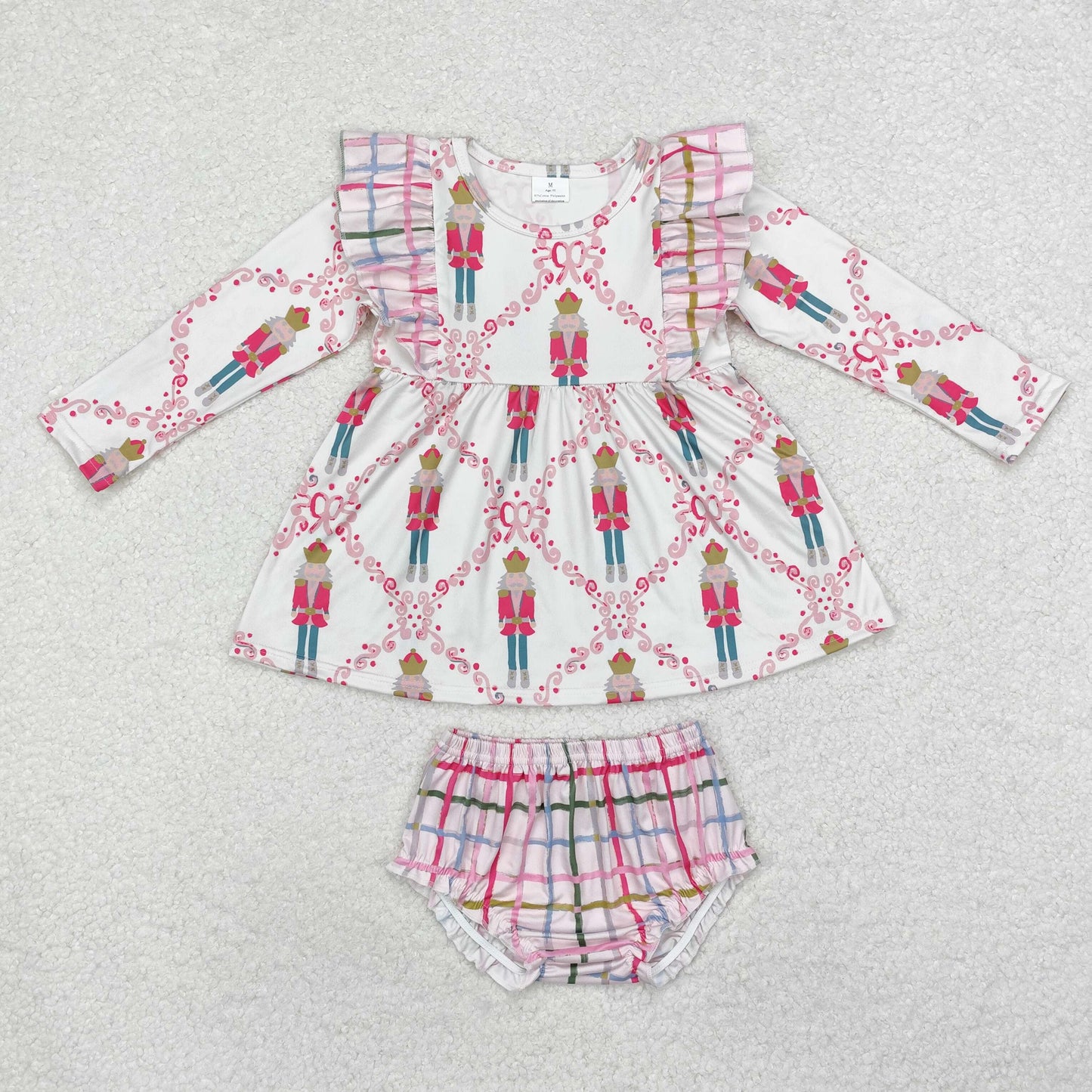 GBO0416 Christmas King bummies bloomer summer girl outfit 202411 RTS