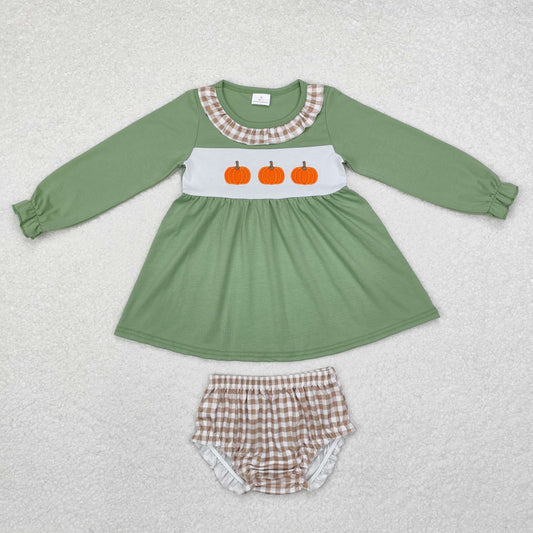 GBO0434 embroidery 组合 bow Christmas sibling shorts summer girl bummie outfit 202409 RTS