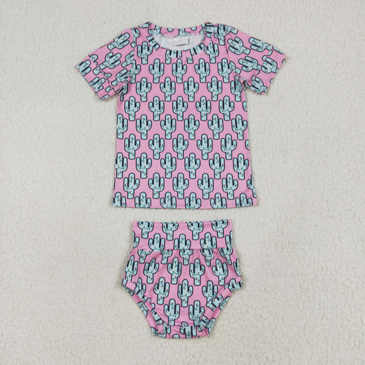 GBO0446 shorts summer cactus girl bummies outfit 202507 RTS