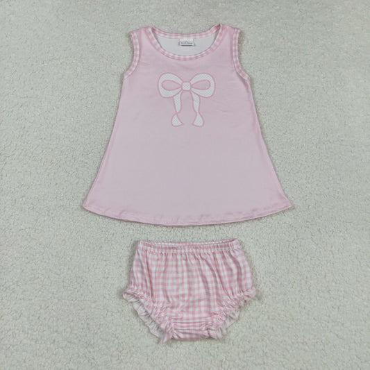 GBO0469 bow shorts summer girl  bummies outfit 202508 RTS