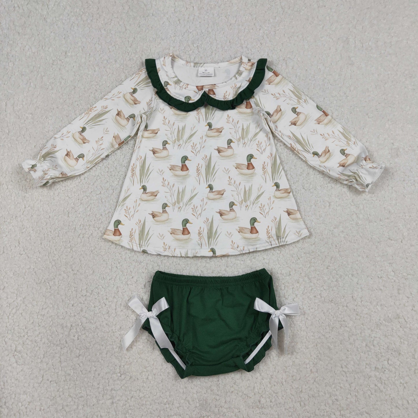GBO0482 duck summer girl  bummies outfit 202601 RTS