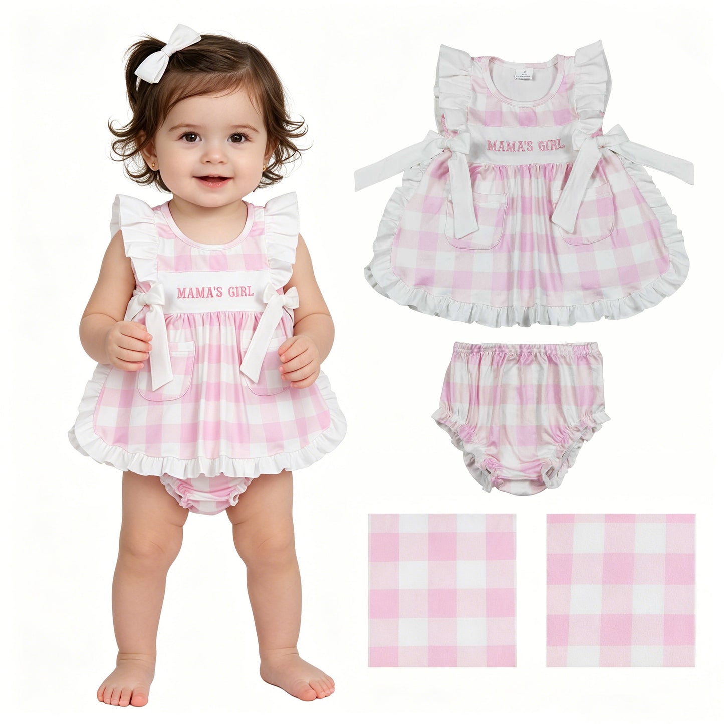 GBO0495 embroidery mama's  girl Bummie  202605  RTS