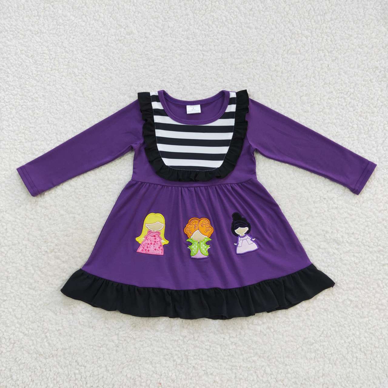 GLD0365 embroidery princess cartoon long sleeve girl dress 20230917 RTS