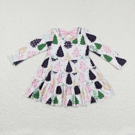 GLD0468 Christmas tree sleeve girl dress 20231106 RTS