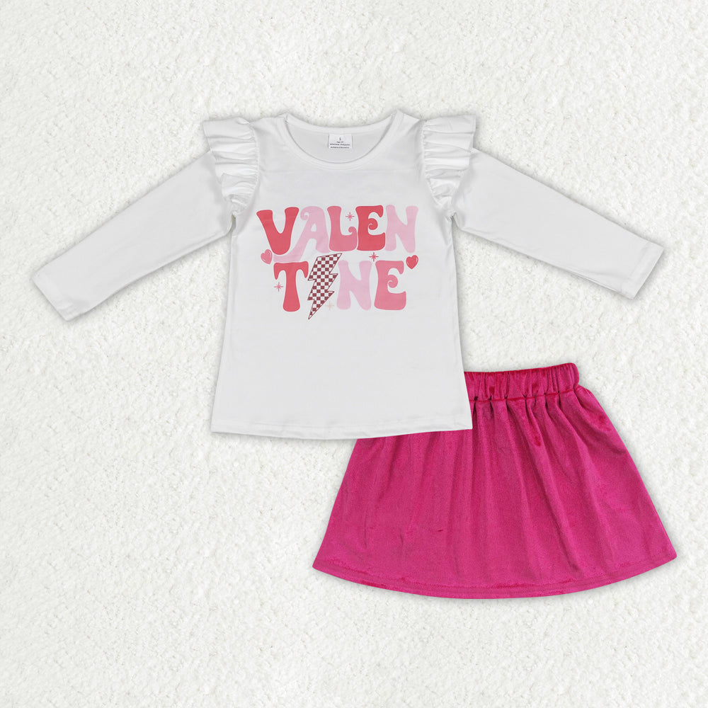 GLD0507 RTS valentine skirt girl outfit 202401