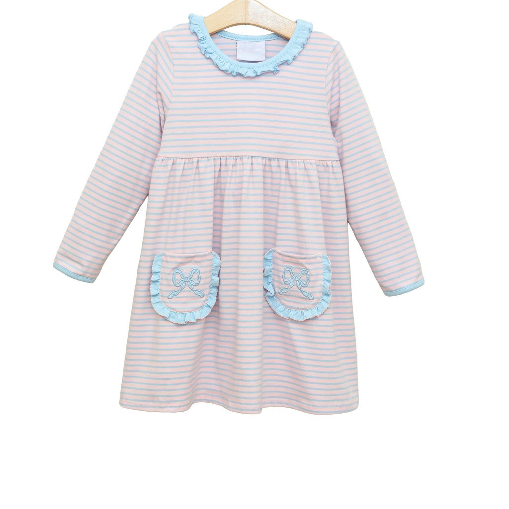 bow sibling GLD0679 girl dress preorder 202408