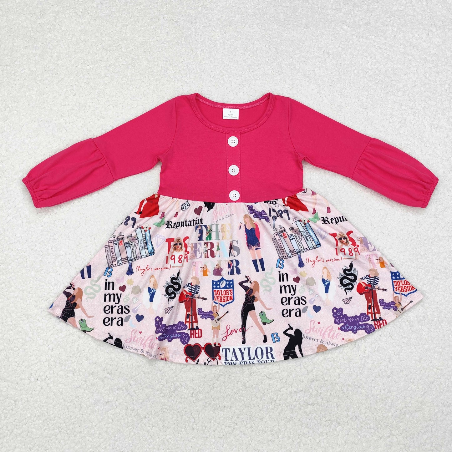 GLD0734 TS taylor swift sibling girl dress  202409 RTS