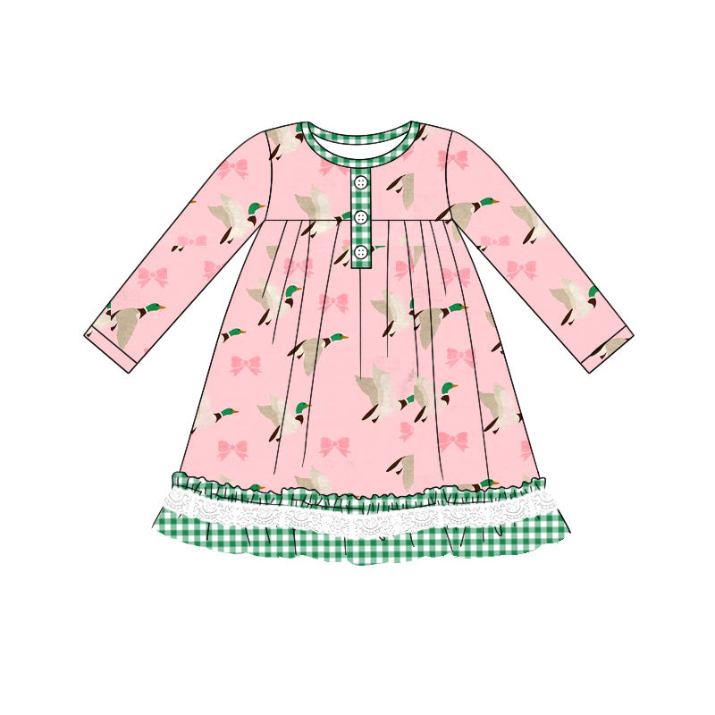 duck sibling  GLD080  girl dress preorder 202408（复制）