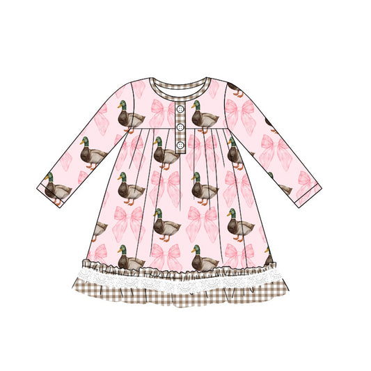 duck sibling  GLD0805 girl dress preorder 202408