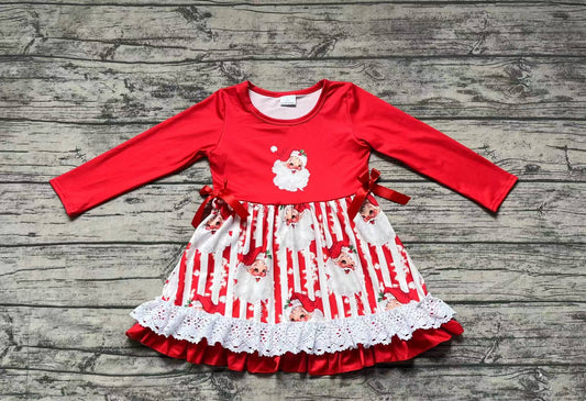 preorder GLD0881  Christmas santa girl dress 202410 preorder