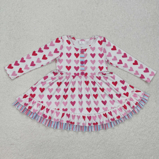 GLD0988 love  Valentine sibling girl dress  202501 rts