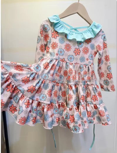 GLD1034 flower girl  dress 202505 preorder