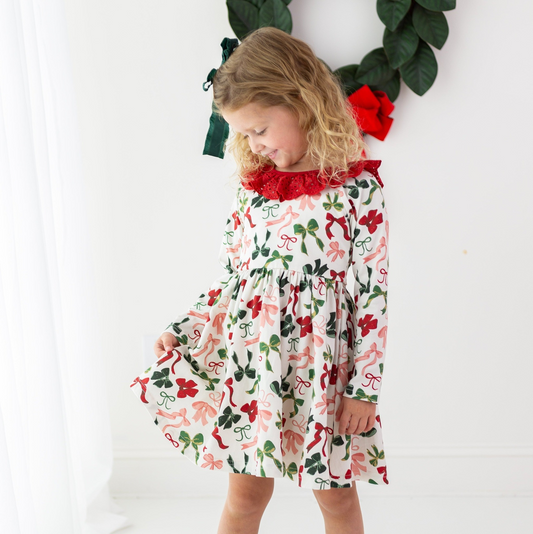GLD1036 Christmas girl summer dress 202505 preorder
