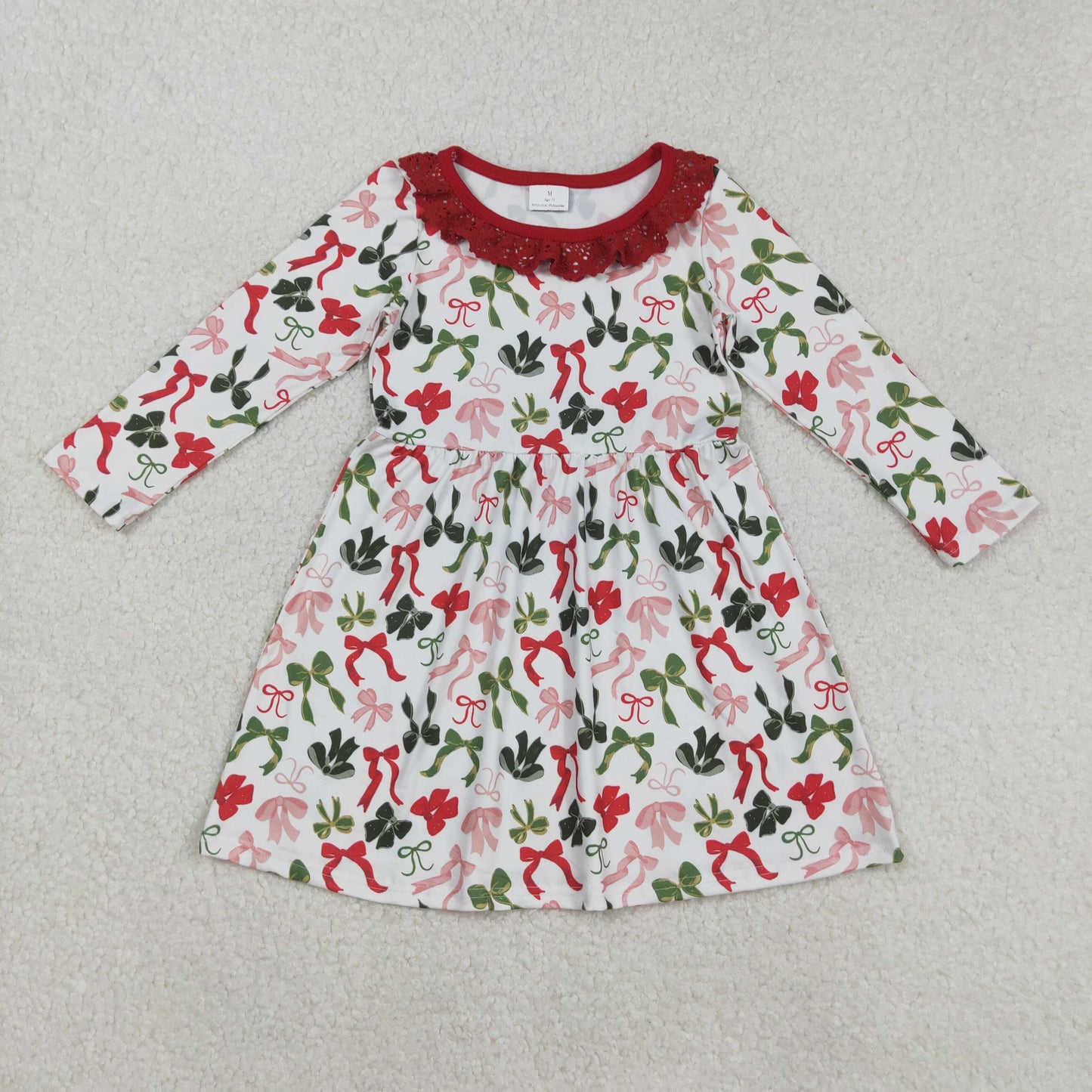 GLD1036 Christmas girl summer dress 202508 RTS