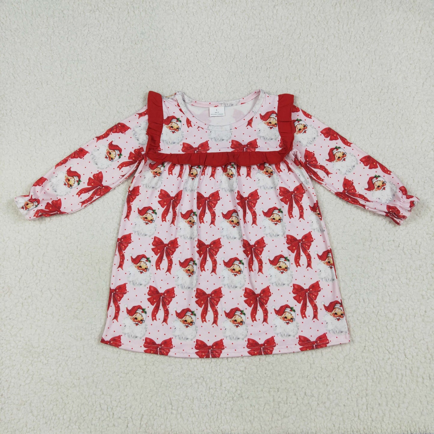 GLD1047 Christmas girl  dress 202507 RTS