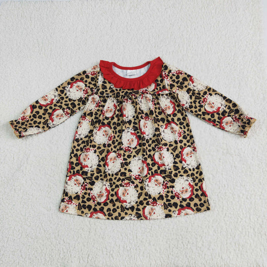 GLD1065 Christmas santa girl  dress 202506 RTS