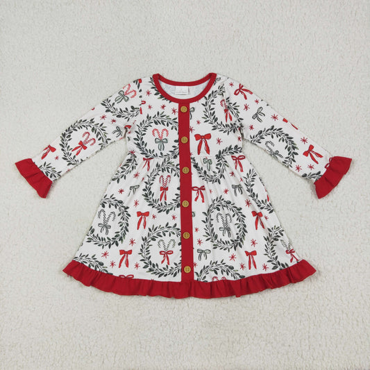 GLD1082 Christmas girl  dress 202507 RTS