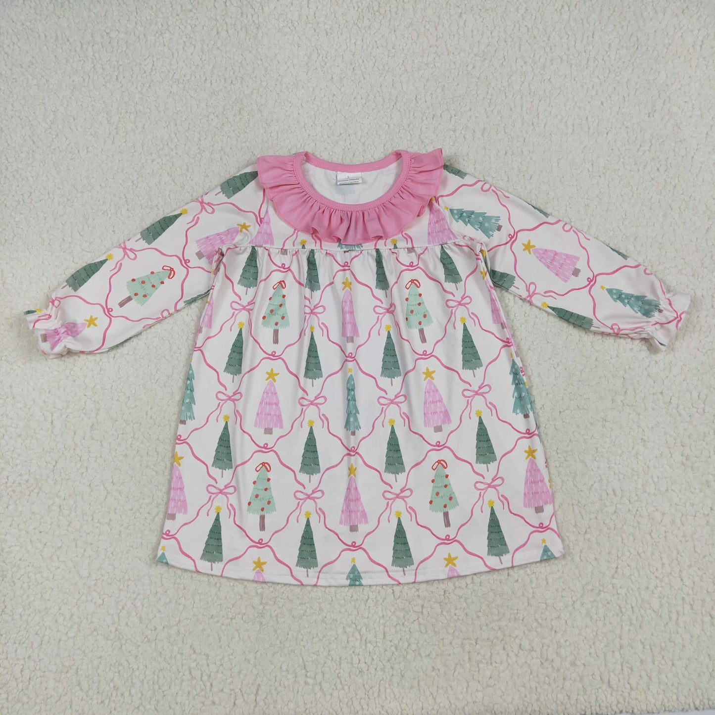 GLD1093 Christmas girl  dress 202506 RTS