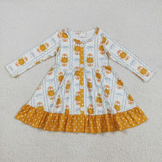 GLD1111 pumpkin girl summer dress 202508 RTS