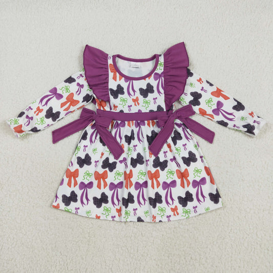 GLD1113  bow girl summer dress 202508 RTS