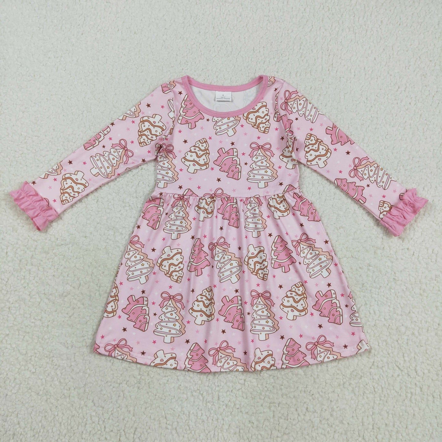 GLD1124 Christmas girl  dress 202508 RTS