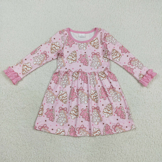GLD1124 Christmas girl  dress 202508 RTS