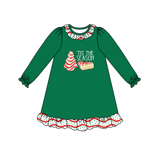 GLD1155 Cristmas  girl dress 202506 preorder