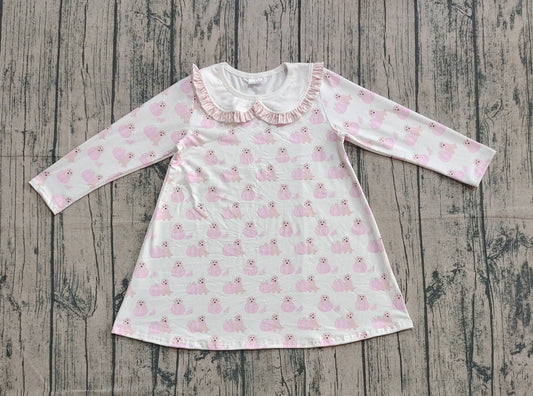 GLD1157 dog pumpkin girl dress 202508  preorder