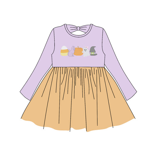 GLD1164 Halloween  girl dress 202507 preorder