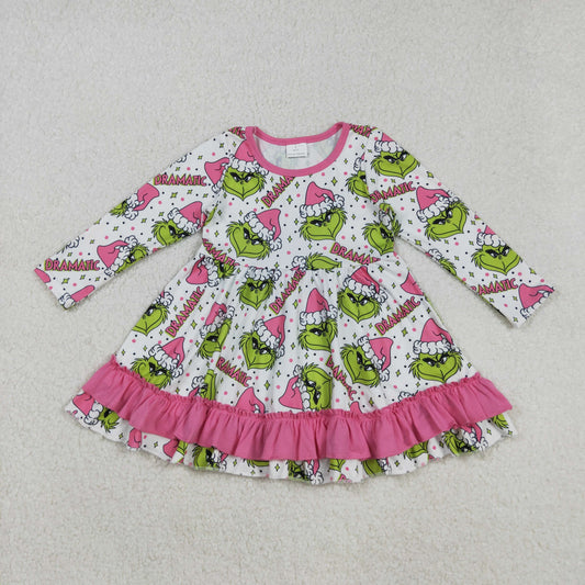 GLD1234 Ginch Christmas girl dress 202509 RTS