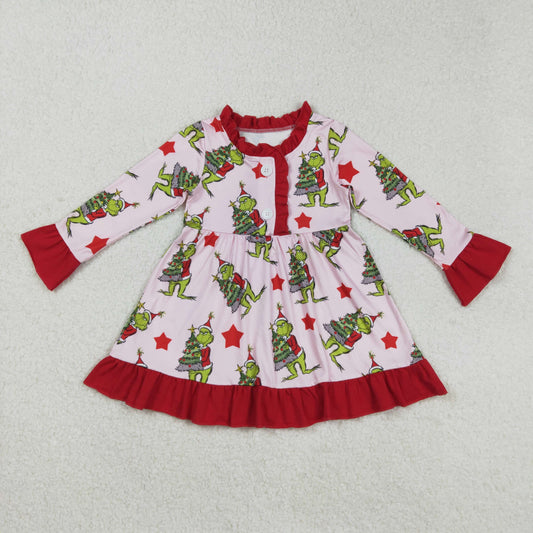 GLD1236 Ginch Christmas girl dress 202509 RTS