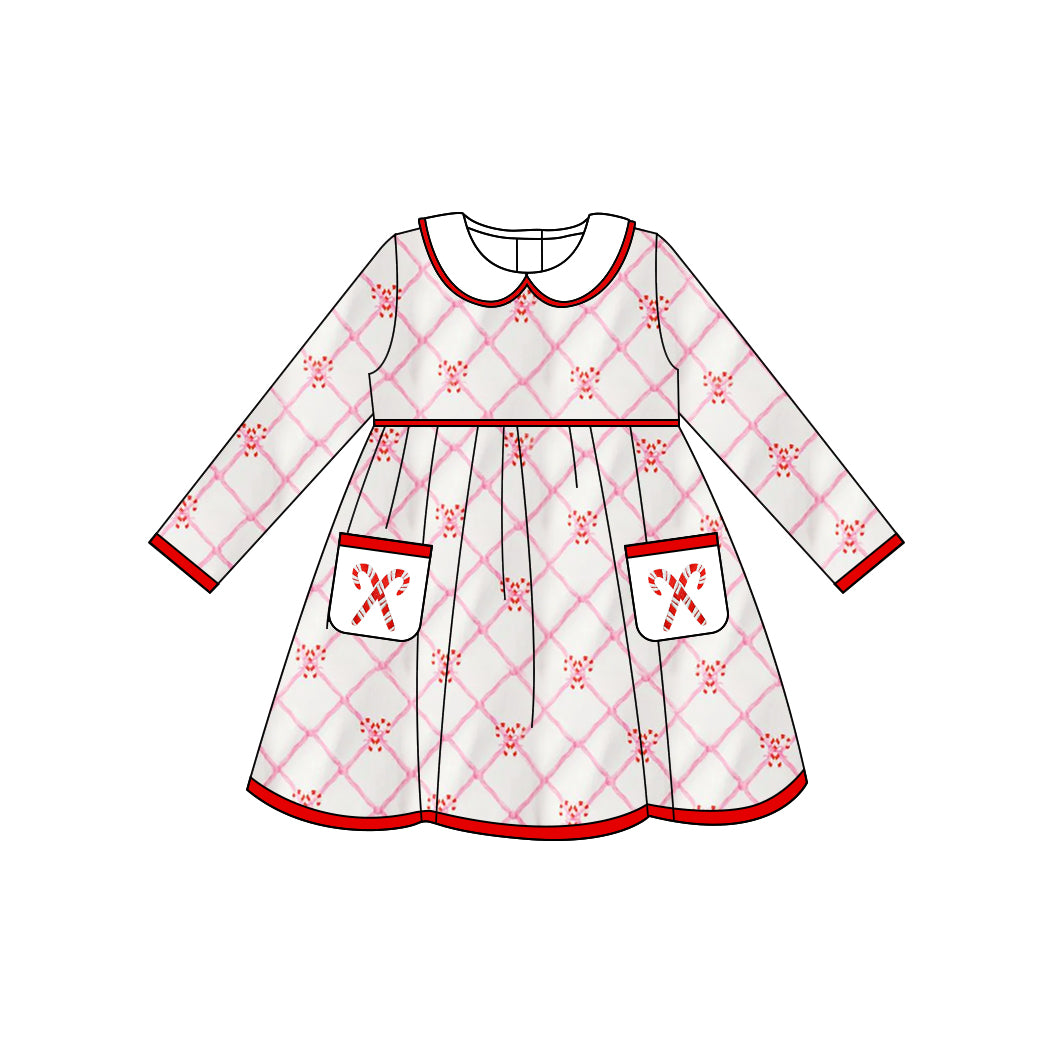 GLD1238 Christmas girl dress 202508 preorder