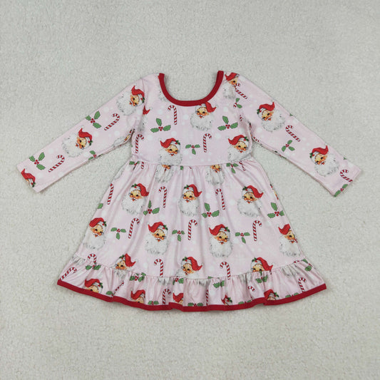 GLD1251-XS-3XL  Christmas bow Halloween girl dress 202509 RTS