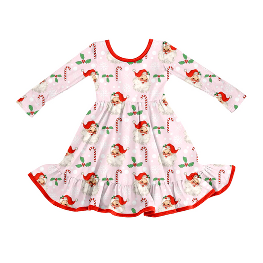 GLD1251  Christmas bow Halloween girl dress 202508 preorder
