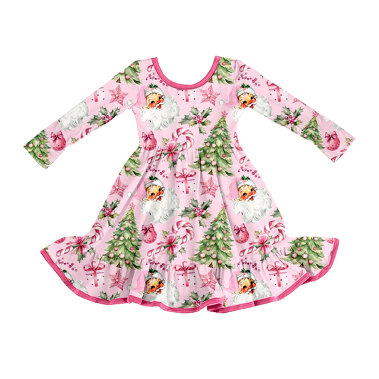GLD1252 Christmas bow Halloween girl dress 202508 preorder