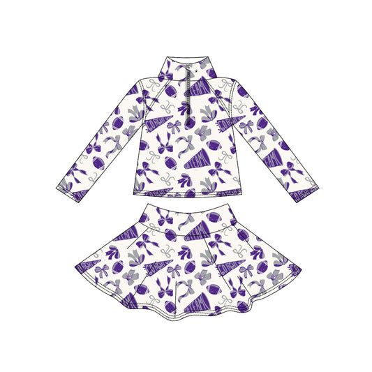GLD1287组合 cheer go team bow Yoga westen skirt girl dress  OUTFIT 202509 preorders