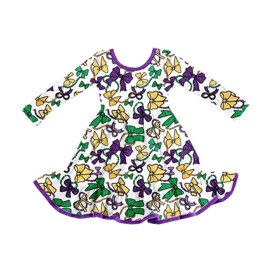 GLD1320 Mardi  Gras girl dress 202509 preorder