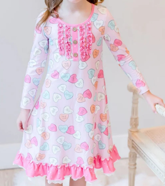 GLD1321  love Bff girl dress 202509 preorder
